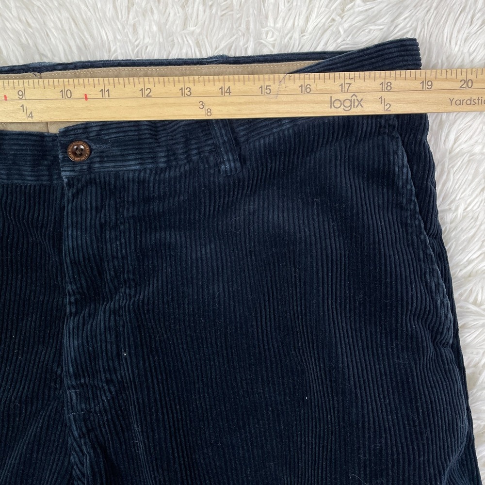 VTG Polo Ralph Lauren Pants‎ Mens 38x30 Blue Corduroy Preston Pant Cotton Casual - Picture 10 of 15